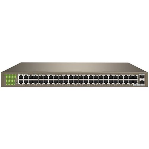 Коммутатор IP-COM G1050F, неуправляемый, 48 RJ-45, 10/100/1000 Мбит/с