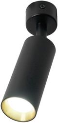 Спот FERON ML1011, 35Вт, патрон GU10 х 1шт, накладной, на потолок, черный/золотистый