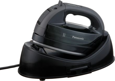 Беспроводной утюг Panasonic NI-WL55KTV, с паровым ударом, 2000Вт, с автоотключением, черный