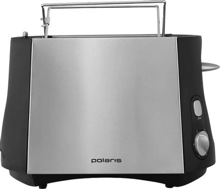 Тостер Polaris PET 0812A, черный/серебристый