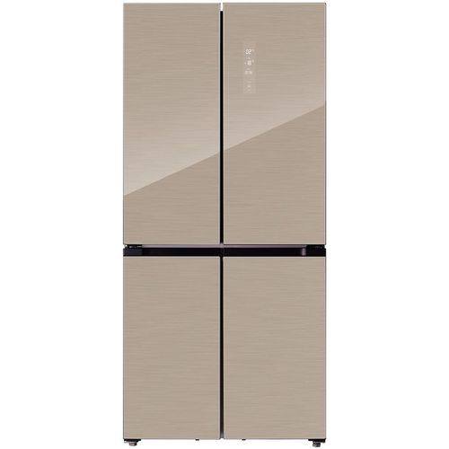 Холодильник трехкамерный LEX LCD450GlGID Side by Side, инверторный, золотистый