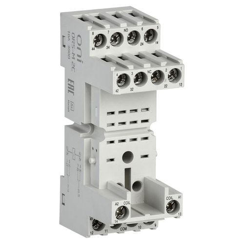 Розетка для реле IEK ORS-M-1-2 винт.соед. 300 (ORS-M-1-2-G)