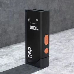 Лазерный дальномер Deli DL331140, 2 класс лазера, 680нм, луч красный