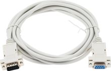 Изображение товара Кабель-удлинитель SERIAL 9 PIN NingBo 3м серый для COM устройств