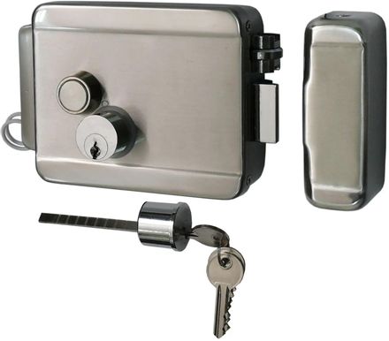 Замок электромеханический SMARTEC ST-RL073DI-SS, серебристый