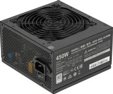 Изображение товара Блок питания Cooler Master MWE White V2 мощностью 450Вт, 80 PLUS WHITE