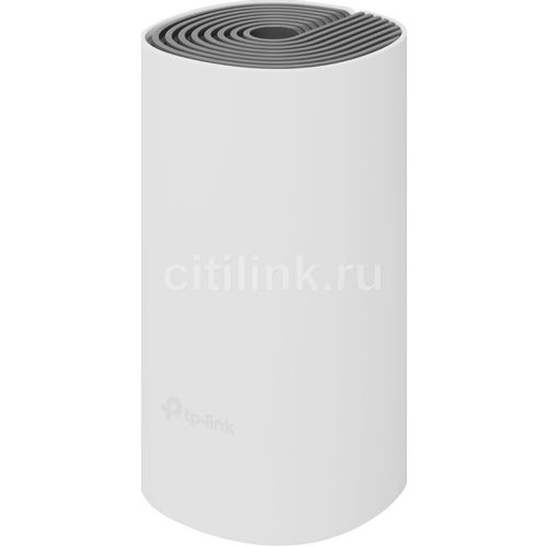 Бесшовный Mesh роутер TP-LINK Deco E4, Wi-Fi 5, AC1200, 2.4/5ГГц, 2 WAN/LAN, белый [deco e4(1-pack)]