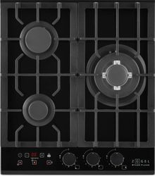 Газовая варочная панель ZUGEL ZGH450X,  черный