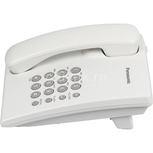 Проводной телефон Panasonic KX-TS2350RUW, белый