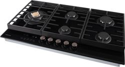 Газовая варочная панель HIBERG VM 9155,  черный