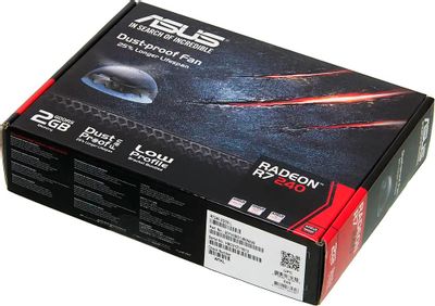 ASUS AMD Radeon R7 240 R7240 2GD5 L 2 DDR5 Low Profile Ret 1023991