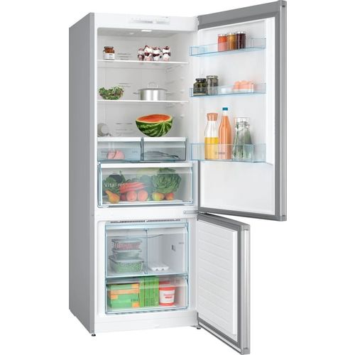 Холодильник двухкамерный Bosch KGN55VL21U нержавеющая сталь