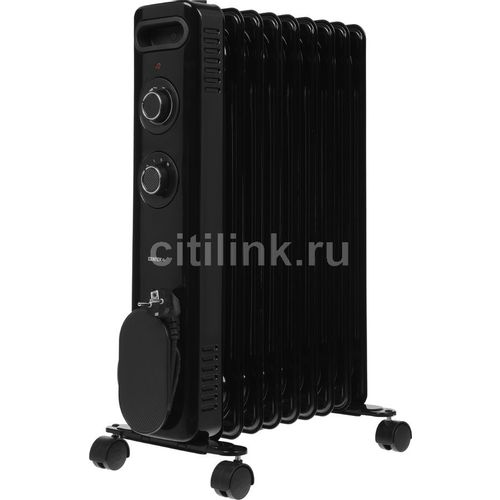 Масляный радиатор CENTEK CT-6231-9, 2000Вт, 9 секций, 3 режима, черный [ct-6231-9 black]