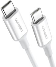 Изображение товара Кабель UGREEN 60517 USB Type-C (m) - USB Type-C (m), 0.5м, 3A, белый