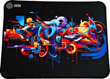 Коврик для мыши Cactus Graffiti ткань, 400х300х3мм [cs-mpc-pro10xl]