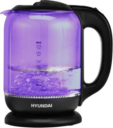 Чайник электрический Hyundai HYK-G5809, 1.7л, стекло