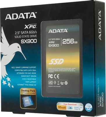内蔵型SSD ADATA XPG SX900 256GB ASX900S3-256GM-C Характеристики SSD накопитель A-Data XPG SX900 256ГБ, 2.5