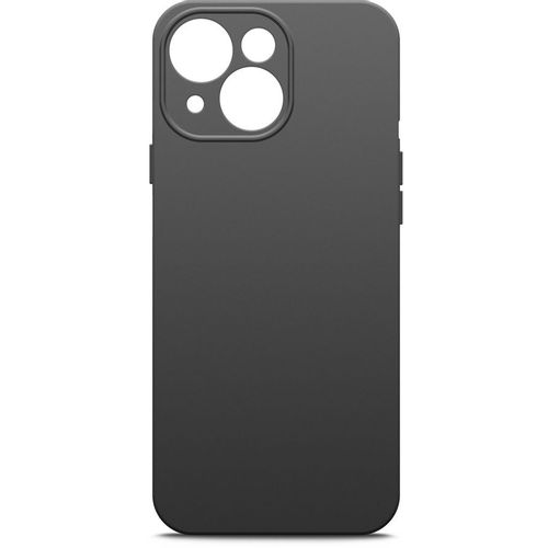Чехол (клип-кейс) BORASCO Silicone Case, для Apple iPhone 15 Plus, черный [72414]