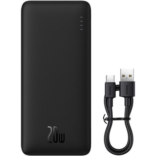 Внешний аккумулятор (Power Bank) BASEUS Airpow Fast Charge, 20000мAч, черный [p10022804113-00]