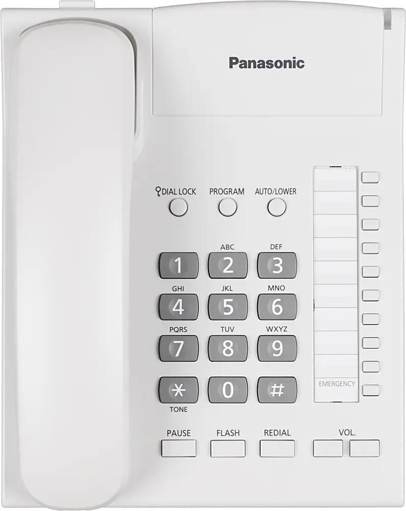 Проводной телефон Panasonic KX-TS2382RUW, белый – купить в Ситилинк | 559793