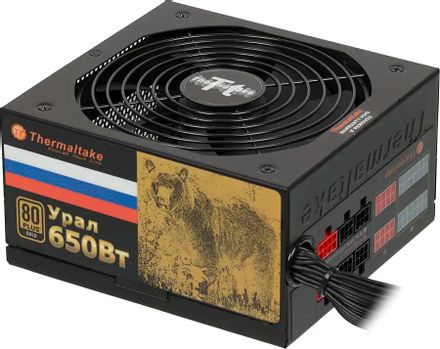 Блок питания Thermaltake URAL W0426,  650Вт,  140мм,  черный, retail [w0426re]