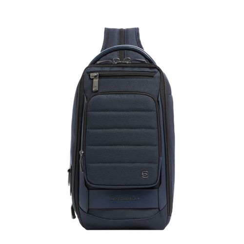 Рюкзак слинг Piquadro Oberon CA7277W150/BLU синий нейлон