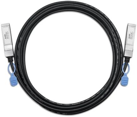 Кабель DAC ZyXEL DAC10G-3M-ZZ0103F 3м, многожильный, черный