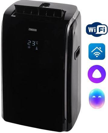 Кондиционер мобильный Zanussi Massimo Solar Black ZACM-09 MS-H/N1 черный