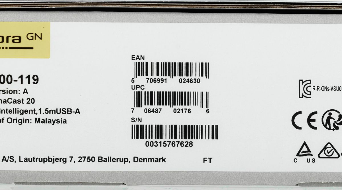 Web-камера Jabra PanaCast 20, черный [8300-119] – купить в