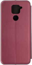 Чехол (флип-кейс) ZIBELINO Book, для Xiaomi Redmi Note 9, бордовый