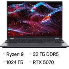 Изображение товара Ноутбук игровой Acer Gadget E10 GRBook, 16", IPS, AMD Ryzen 9 7845HX 3ГГц, 12-ядерный, 32ГБ DDR5, 1ТБ SSD,  NVIDIA GeForce  RTX 5070 для ноутбуков - 8 ГБ, TGP 115Вт,  Windows 11 Pro,  темно-серый [1747215]