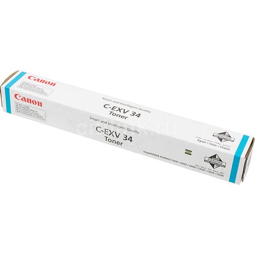 Картридж Canon C-EXV34C, голубой / 3783B002