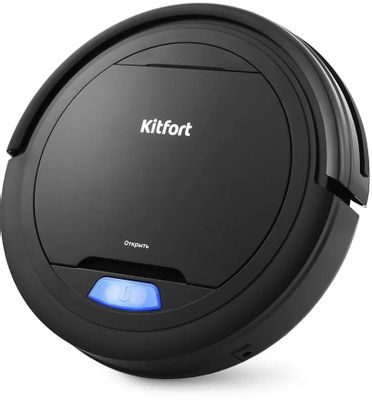 Робот-пылесос KitFort КТ-562, 10Вт, черный/черный