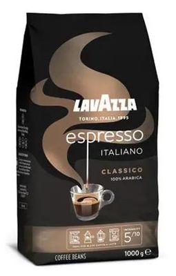 Кофе зерновой LAVAZZA Espresso,  средняя обжарка, 1000 гр [1874]