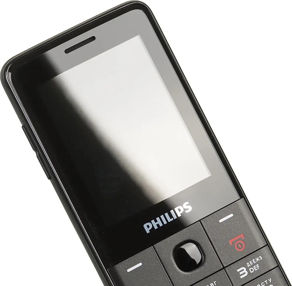 Сотовый телефон Philips Xenium E116, черный – купить в Ситилинк | 492397