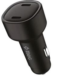 Изображение товара Автомобильное зарядное устройство TTEC 2CKP03S,  2xUSB-C, 60Вт, черный