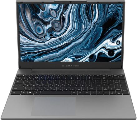 Ноутбук DIGMA PRO Breve 15.6", IPS, AMD Ryzen 5 5600U 2.3ГГц, 6-ядерный, 8ГБ DDR4, 512ГБ SSD,  AMD Radeon Graphics, Windows 11 Pro, темно-серый [dn15r5-8dxw04]