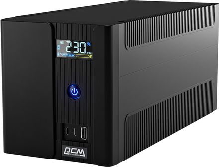 ИБП POWERCOM Raptor Plus LCD RPT1200IULCD, 1200ВA