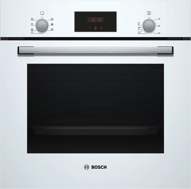 Духовой шкаф Bosch HBF113BV1S, белый/серебристый