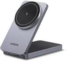 Изображение товара Беспроводное зарядное устройство UGREEN W528,  USB-C, 7.5Вт, 3A, серый [45056]