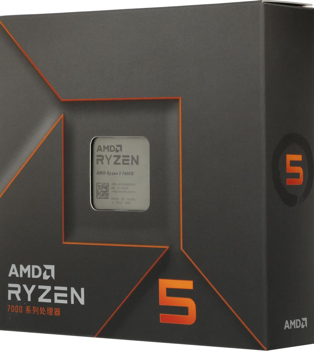Характеристики Процессор AMD Ryzen 5 7600X, AM5, BOX (без кулера