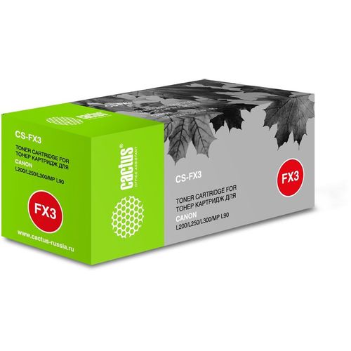 Картридж Cactus CS-FX3, FX-3, черный / CS-FX3