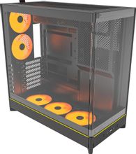 Изображение товара Корпус ATX MONTECH HS02 Pro, Midi-Tower, без БП,  черный [hs02 pro black]
