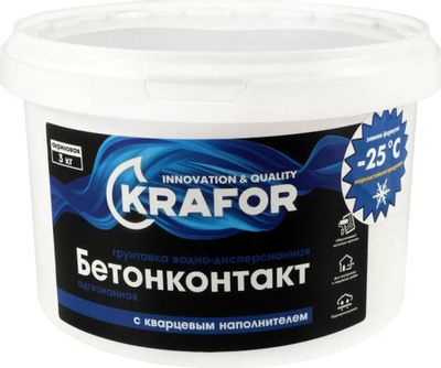 Характеристики Грунтовка Krafor 588 бесцв. 3л (1831141) смотреть в СИТИЛИНК