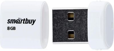 Флешка USB SMARTBUY Lara 8ГБ, USB2.0, белый [sb8gblara-w] – купить в ...