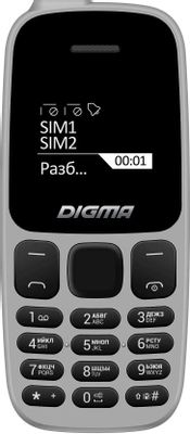 Сотовый телефон Digma Linx A103,  серый