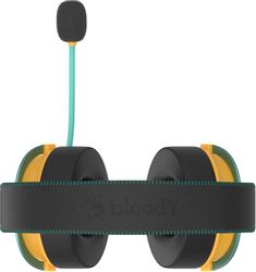 Гарнитура игровая A4TECH Bloody MR595 Renegade, Bluetooth/радио, желтый / рисунок