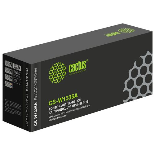 Картридж Cactus CS-W1335A, W1335A, черный / CS-W1335A