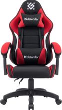Изображение товара Кресло игровое Defender Sorrento, ткань, до 120кг, черный/красный Изображение товара Кресло игровое Defender Sorrento, ткань, до 120кг, черный/красный