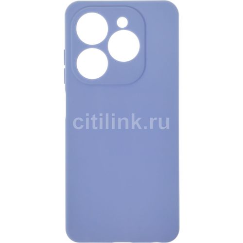 Чехол (клип-кейс) BORASCO Microfiber Case, для Tecno Spark 20/20C/Go 2024/Pop 8, лавандовый [72678]